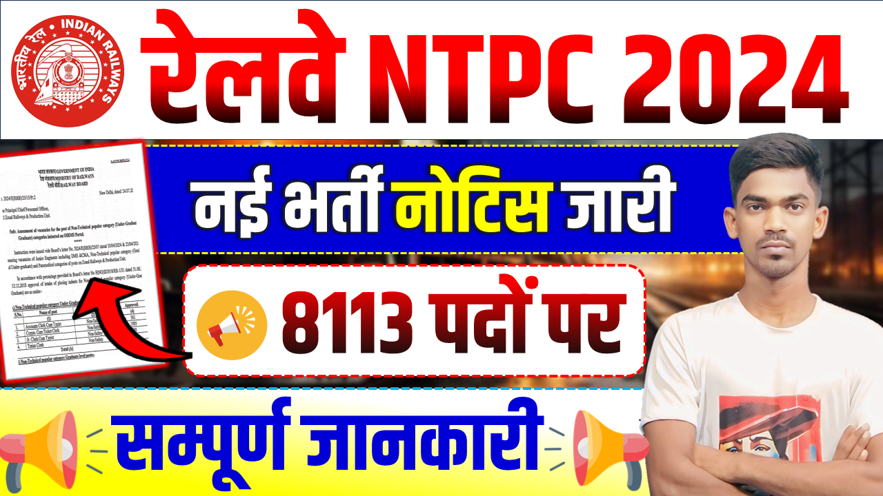 RRB NTPC Graduate Level Recruitment 2024
