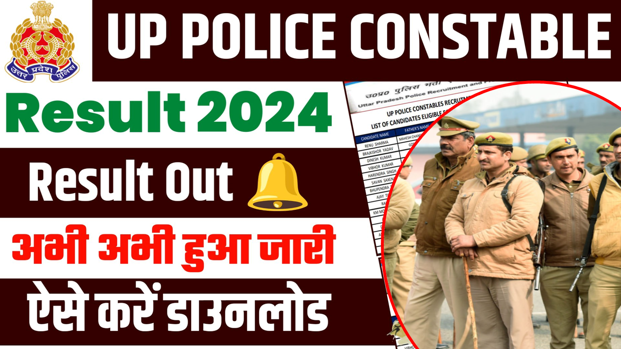 UP Police Constable Result 2024