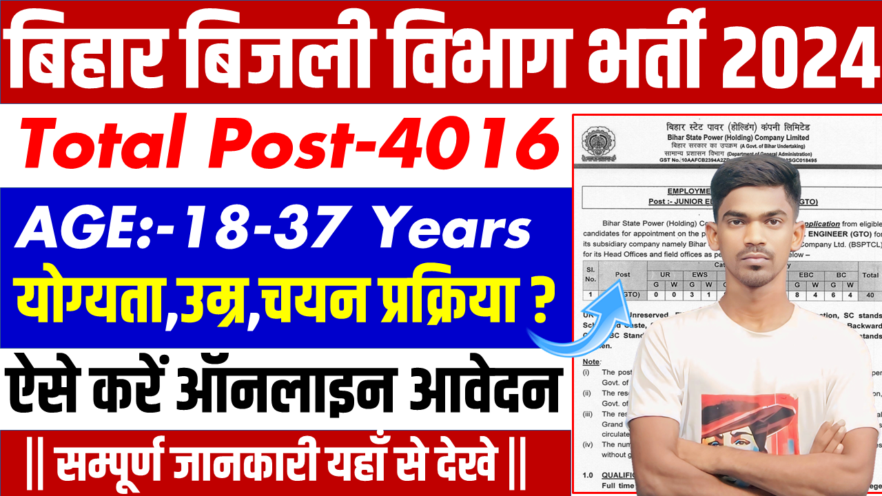 Bihar Bijali Bibhag Vacancy 2024