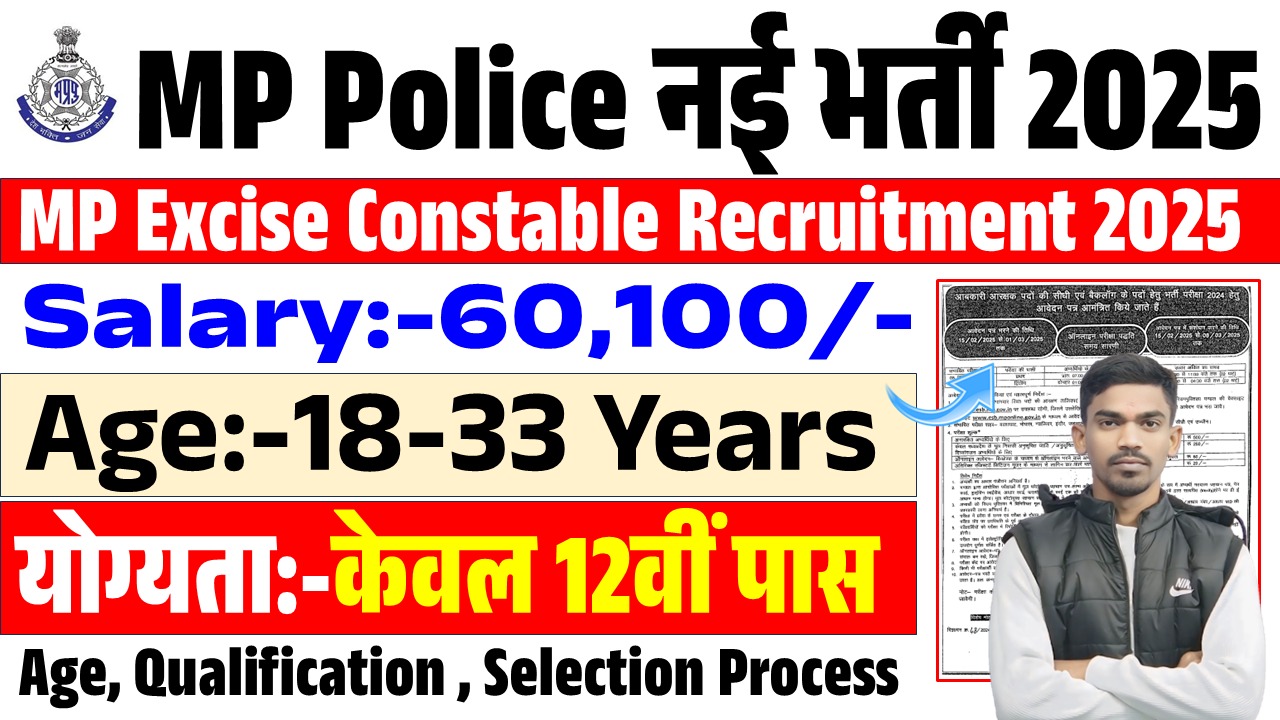 MPESB Excise Constable Recruitment 2025